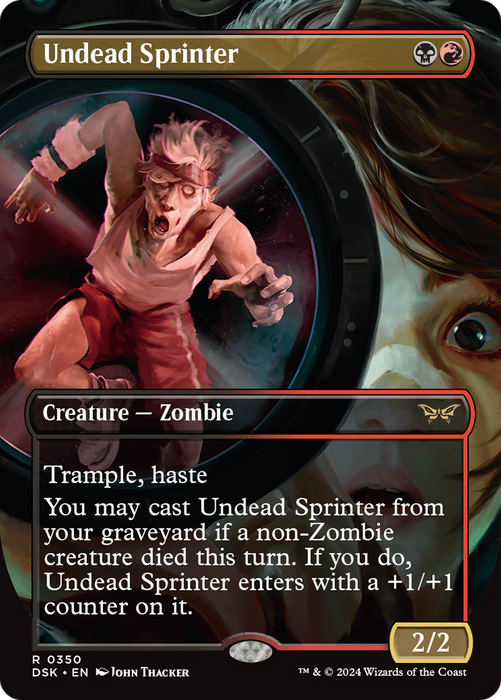 Undead Sprinter (DSK-350) - Duskmourn: House of Horror (Borderless) - for just $0.08! 