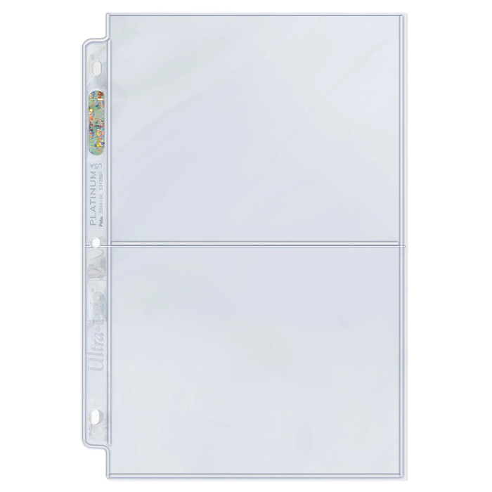 Ultra PRO: Platinum Hologram 2-Pocket Pages - 3-Holes (5" x 7" / 100-Pack) - for just $0! 