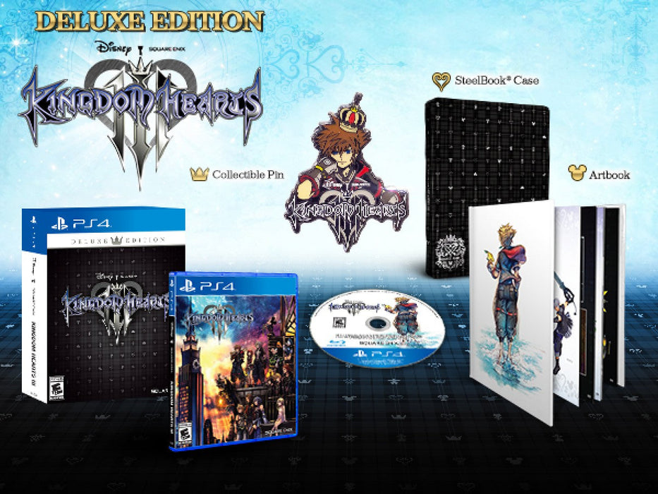 Kingdom Hearts III [Deluxe Edition] – PlayStation 4 (PS4) - for just $19.99! 