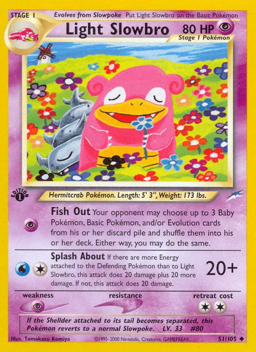 Light Slowbro (51/105) [Neo Destiny 1st Edition] - for just $6.10! 