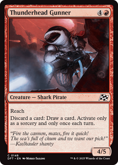 Thunderhead Gunner (DFT-148) - Aetherdrift Foil - for just $0.05! 