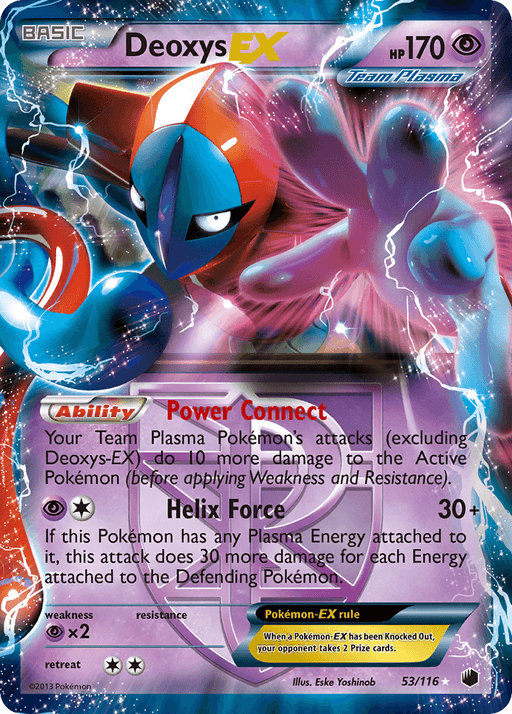 Deoxys EX (53/116) [Black & White: Plasma Freeze] - for just $14.20! 