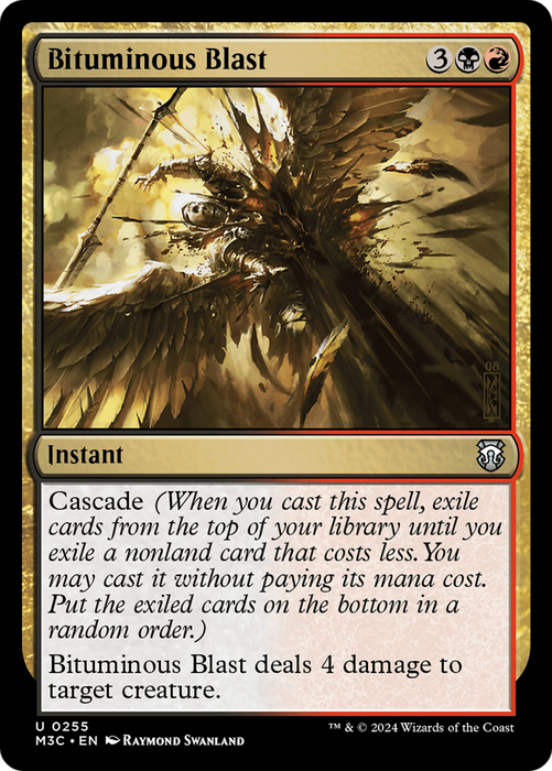Bituminous Blast (M3C-255) - Modern Horizons 3 Commander - for just $0.04! 