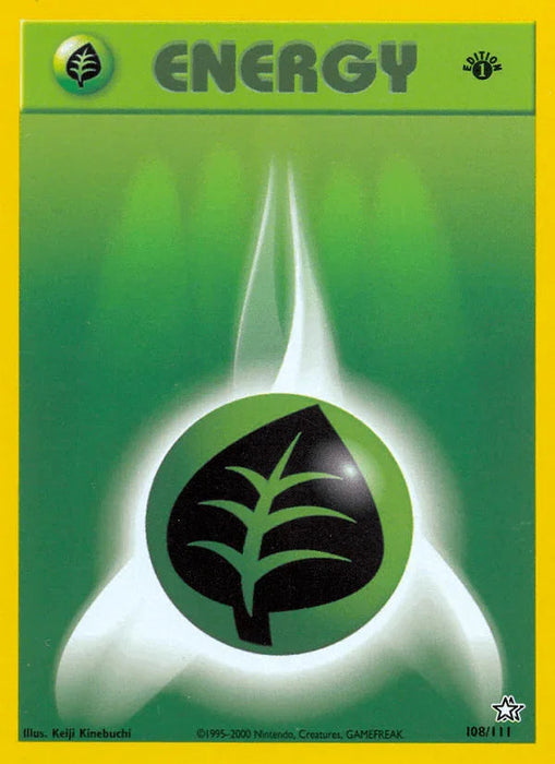 Grass Energy (108/111) [Neo Genesis 1st Edition] - for just $0.30! 