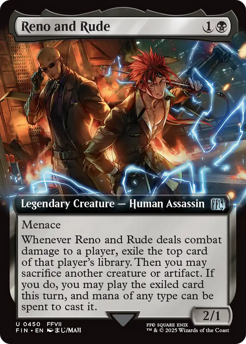 Reno and Rude (FIN-450) - FINAL FANTASY: (Extended Art) - for just $0.48! 