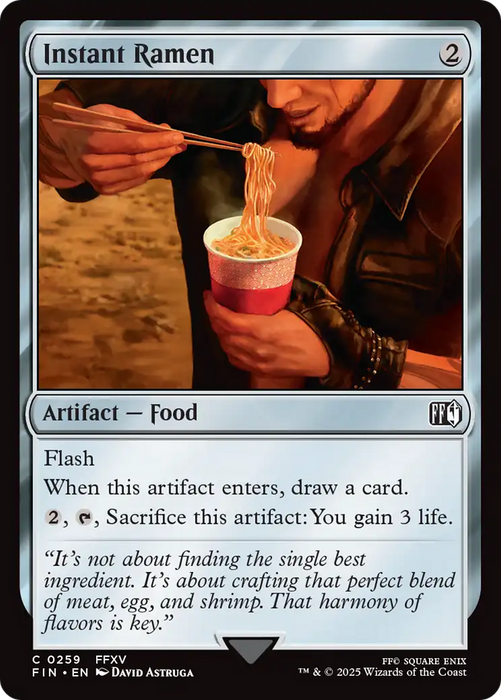 Instant Ramen (FIN-259) - FINAL FANTASY Foil - for just $0.06! 