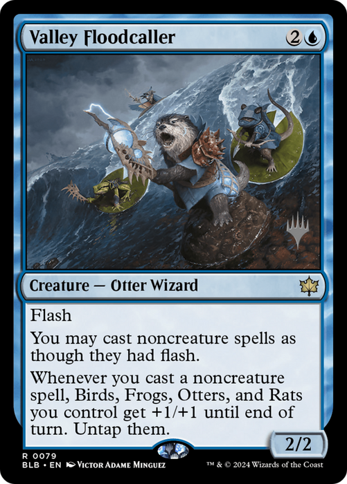 Valley Floodcaller (PPBLB-079) - Bloomburrow Promos - for just $2.01! 