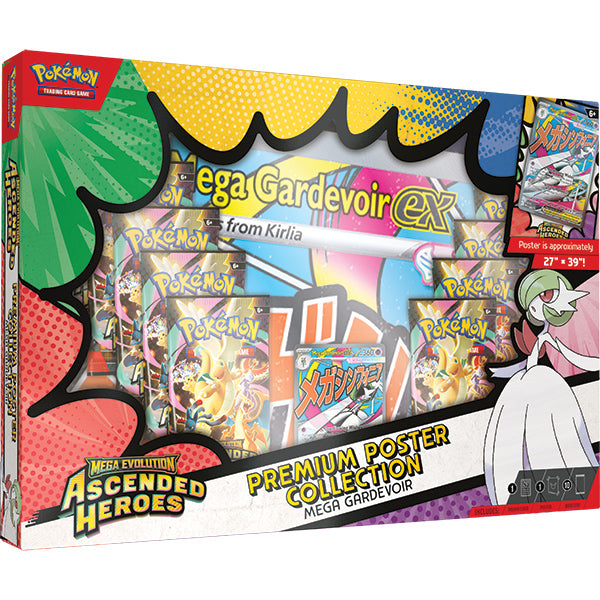 Pokemon: Mega Evolution - Ascended Heroes Premium Poster Set - Gardevoir - for just $99.99! 