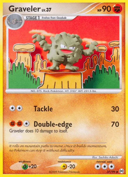 Graveler (37/99) [Platinum: Arceus] - for just $0.50! 