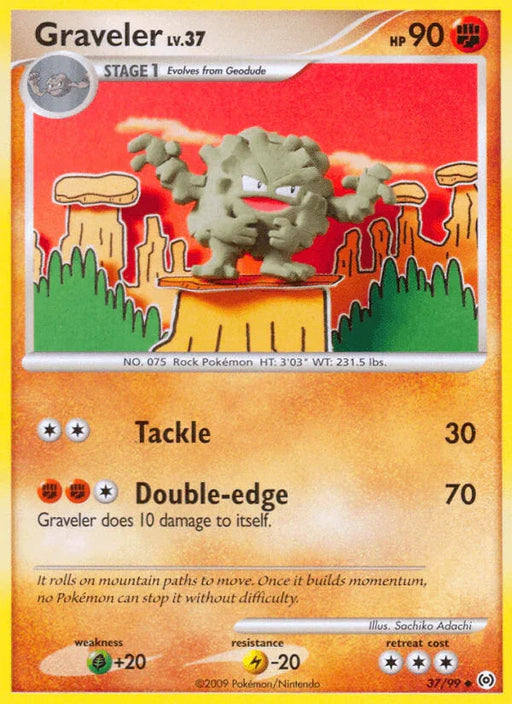 Graveler (37/99) [Platinum: Arceus] - for just $0.50! 