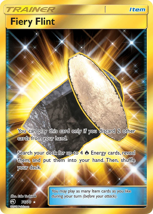 Fiery Flint (76/70) [Sun & Moon: Dragon Majesty] - for just $3.95! 