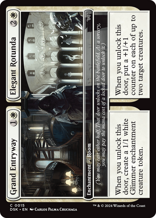 Grand Entryway // Elegant Rotunda (DSK-015) - Duskmourn: House of Horror Foil - for just $0.05! 