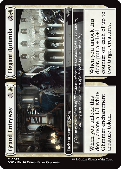 Grand Entryway // Elegant Rotunda (DSK-015) - Duskmourn: House of Horror Foil - for just $0.05! 