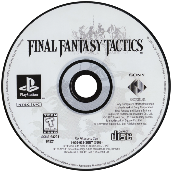 Final Fantasy Tactics – PlayStation 1 (PS1) - for just $0! 