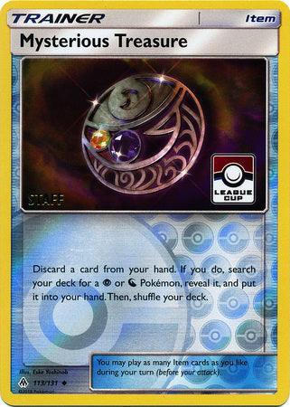 Mysterious Treasure (113/131) (League Promo Staff) [Sun & Moon: Forbidden Light] - for just $7.15! 