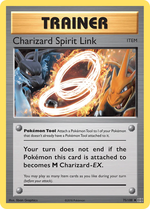 Charizard Spirit Link (75/108) [XY: Evolutions] - for just $0.20! 