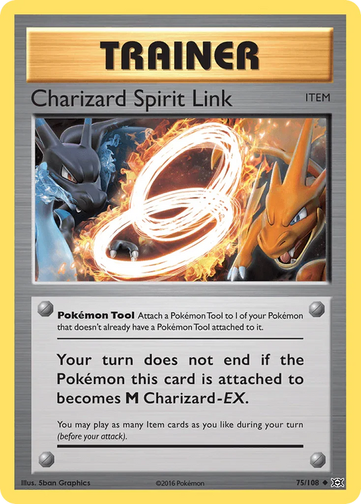 Charizard Spirit Link (75/108) [XY: Evolutions] - for just $0.15! 
