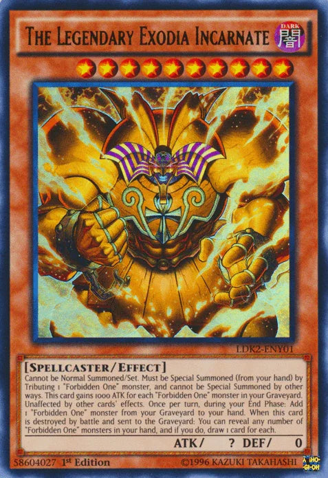 The Legendary Exodia Incarnate [LDK2-ENY01] Ultra Rare - for just $0.30! 