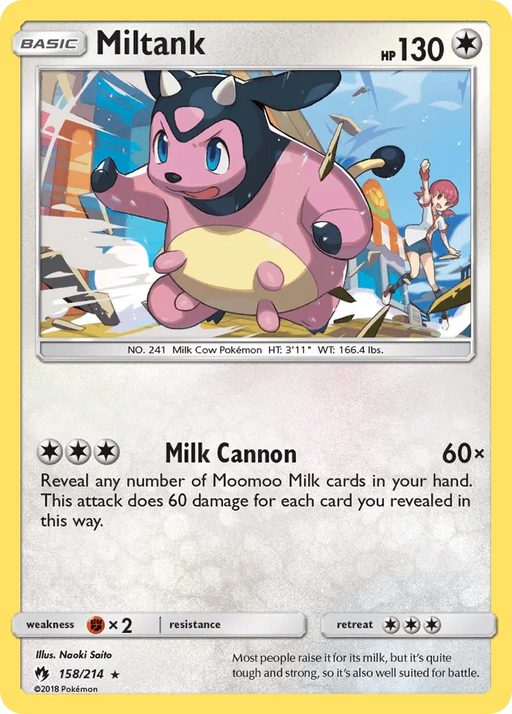 Miltank (158/214) [Sun & Moon: Lost Thunder] - for just $0.30! 
