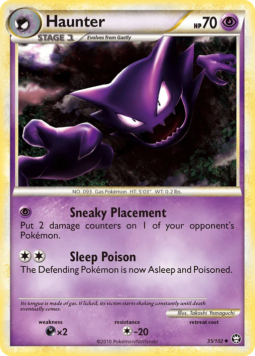 Haunter (35/102) [HeartGold & SoulSilver: Triumphant] - for just $4.90! 
