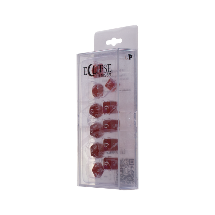 Ultra PRO: 11-Dice Set - Eclipse (Apple Red) - Just $9.95! Shop now at Retro Gaming of Denver