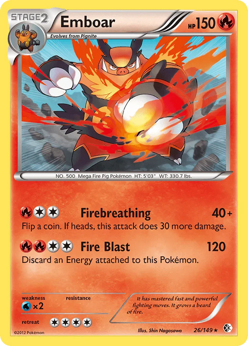 Emboar (26/149) [Black & White: Boundaries Crossed] - for just $1.55! 