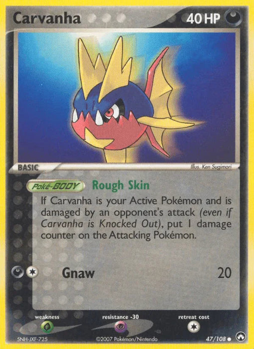 Carvanha (47/108) [EX: Power Keepers] - for just $0.15! 