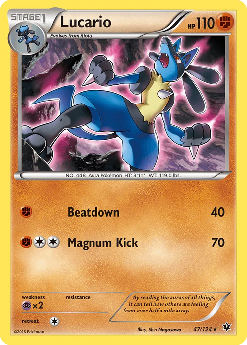 Lucario (47/124) [XY: Fates Collide] - for just $0.25! 