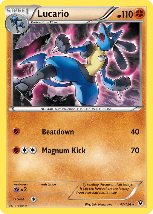 Lucario (47/124) [XY: Fates Collide] - for just $0.25! 