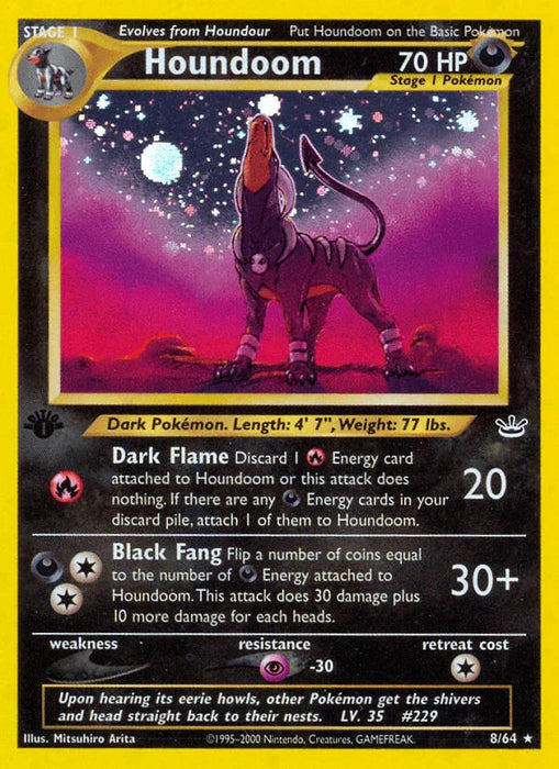 Houndoom (8/64) [Neo Revelation 1st Edition] - for just $172! 