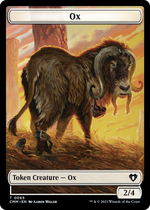 Phyrexian Golem // Ox Double-Sided Token [Commander Masters Tokens] - Just $0.10! Shop now at Retro Gaming of Denver