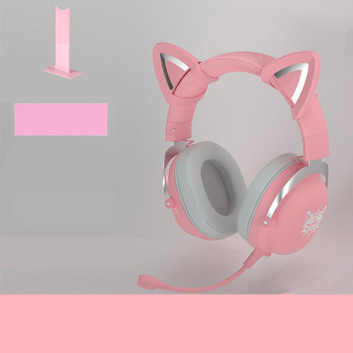 Head-mounted Gaming Gaming Cute Girls Wired Computer Headset - for just $200.36! 