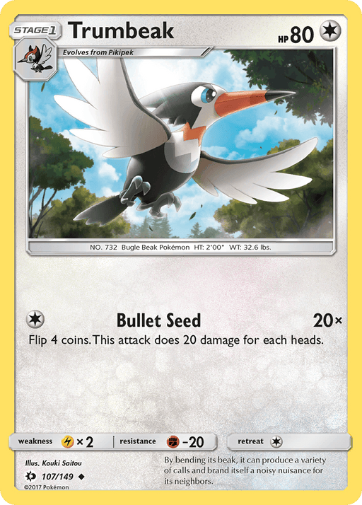 Trumbeak (107/149) [Sun & Moon: Base Set] - for just $0.10! 