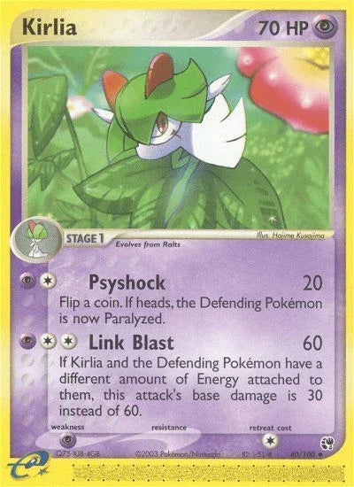 Kirlia (40/100) [EX: Sandstorm] - for just $1.80! 