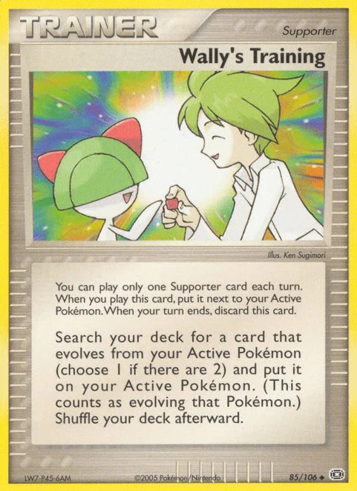 Wally's Training (85/106) [EX: Emerald] - for just $0.35! 