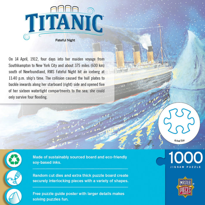 Titanic - Fateful Night 1000 Piece Jigsaw Puzzle - Just $16.99! Shop now at Retro Gaming of Denver