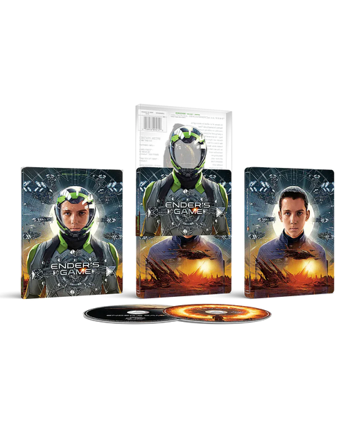 Ender's Game - Limited Edition Steelbook (4K Ultra HD + Blu-ray + Digital) - for just $32.99! 