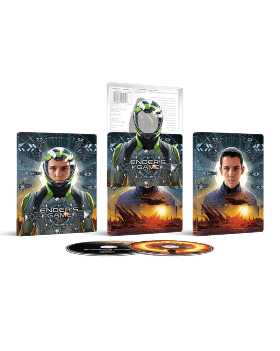 Ender's Game - Limited Edition Steelbook (4K Ultra HD + Blu-ray + Digital) - for just $29.99! 