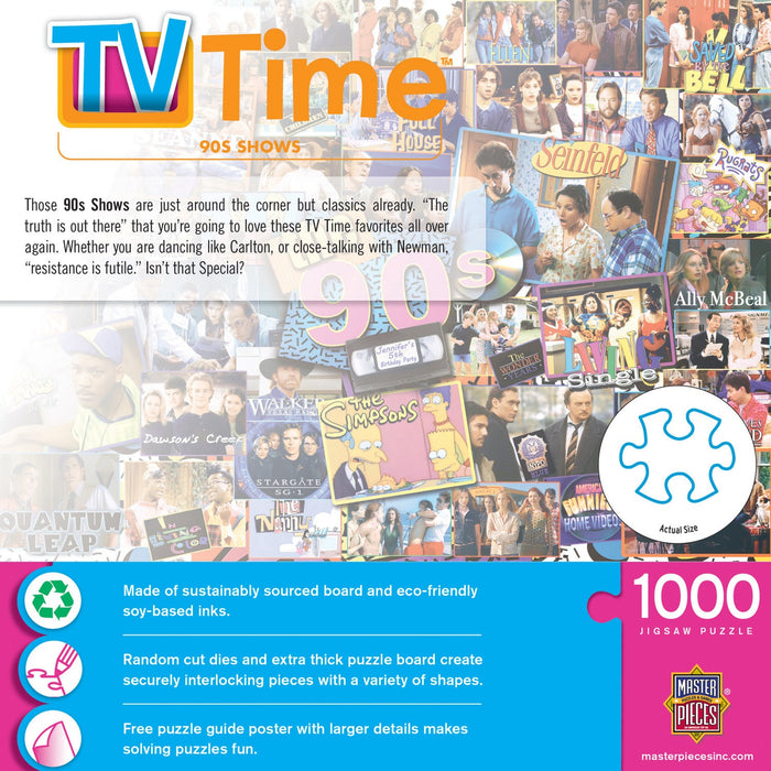 TV Time - 90's Shows 1000 Piece Jigsaw Puzzle - Just $16.99! Shop now at Retro Gaming of Denver