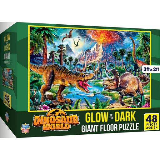 Glow in the Dark - Dinosaur World 48 Piece Floor Jigsaw Puzzle - Just $19.99! Shop now at Retro Gaming of Denver