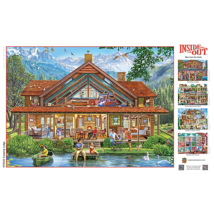 Inside Out - Camping Lodge 1000 Piece Jigsaw Puzzle - for just $16.99! 
