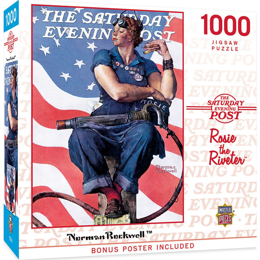 Saturday Evening Post - Rosie the Riveter 1000 Piece Jigsaw Puzzle - Just $16.99! Shop now at Retro Gaming of Denver