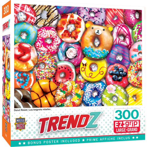 Trendz - Donut Resist 300 Piece EZ Grip Jigsaw Puzzle - Premium 300 Piece - Just $14.99! Shop now at Retro Gaming of Denver