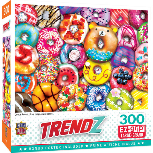 Trendz - Donut Resist 300 Piece EZ Grip Jigsaw Puzzle - Just $14.99! Shop now at Retro Gaming of Denver