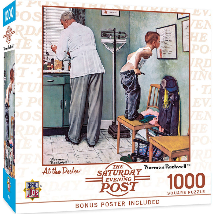 Saturday Evening Post - At the Doctor 1000 Piece Jigsaw Puzzle - Just $16.99! Shop now at Retro Gaming of Denver