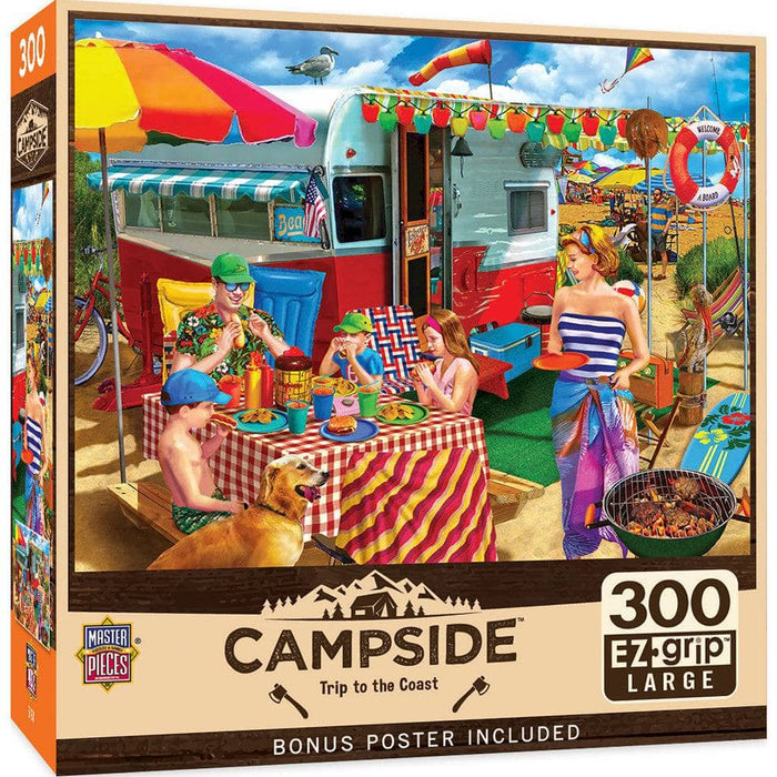Campside - Trip to the Coast 300 Piece EZ Grip Jigsaw Puzzle - for just $14.99! 