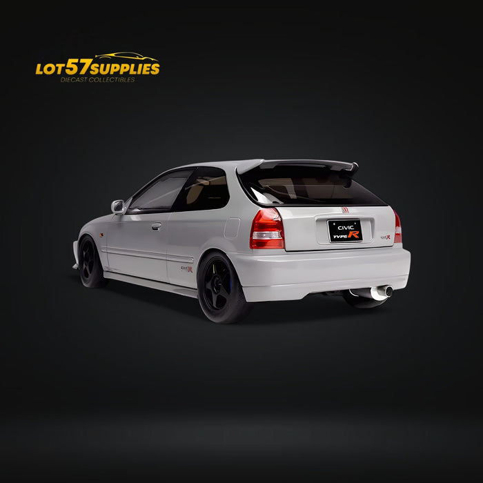 MOTORHELIX Honda Civic Type-R EK9 Nardo Grey With SW388 Wheels 1:18 - for just $319.99! 