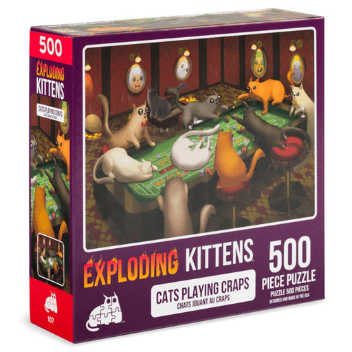 Puzzle: Exploding Kittens - Cats Playing Craps - for just $9.99! 