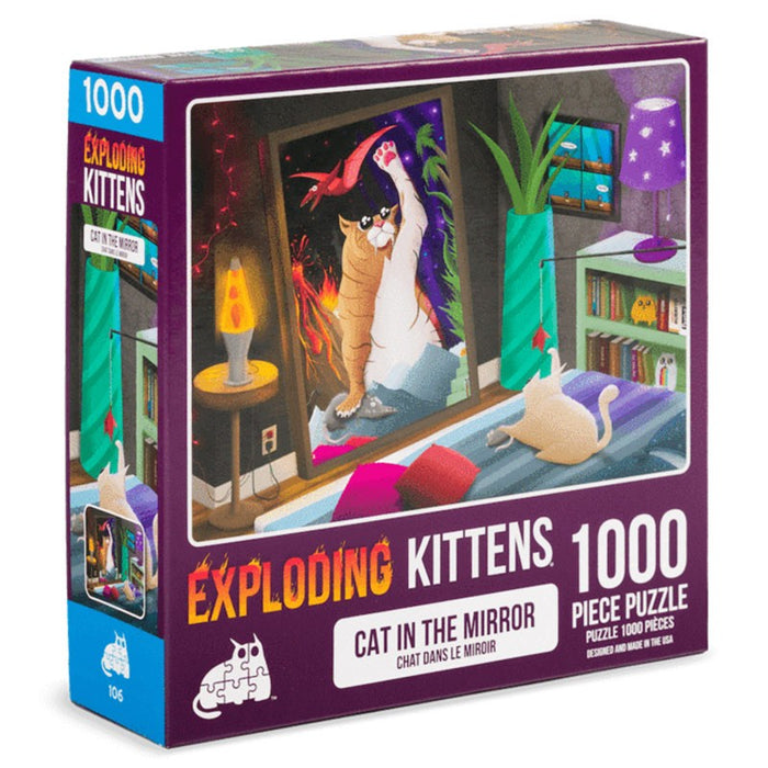 Puzzle: Exploding Kittens - Cat in the Mirror - for just $12.99! 