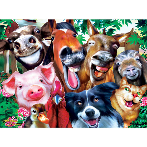 Selfies - Barnyard Besties 200 Piece Jigsaw Puzzle - Just $12.99! Shop now at Retro Gaming of Denver